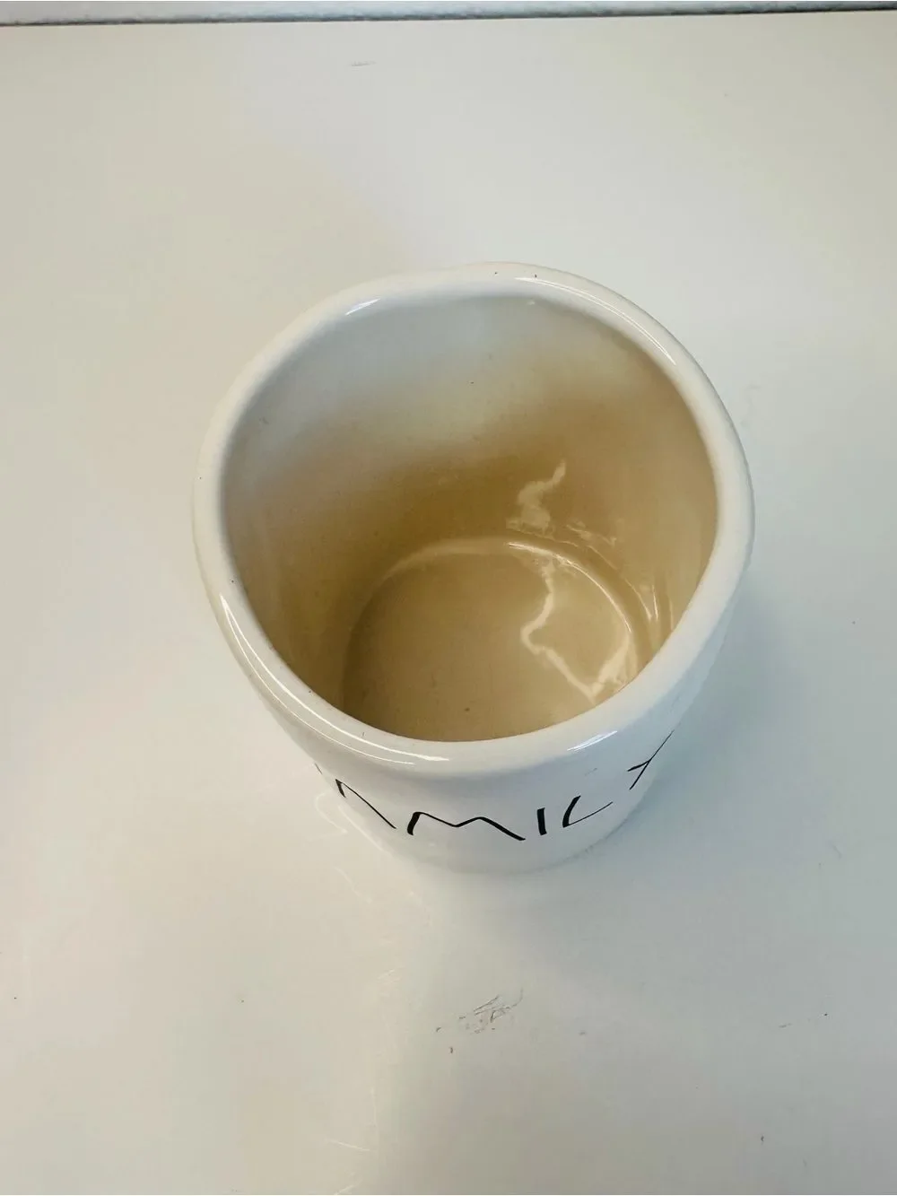 Rae Dunn Family Container Cup Vase 4x3